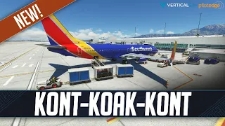 MSFS LIVE | Real World Southwest OPS on Pilotedge | *NEW* Ontario (KONT) by Verticalsim