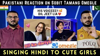 SOBIT TAMANG Telling Them I'm Korean and Singing Hindi Mashup on Omegle 😍 | Pakistani REACTION