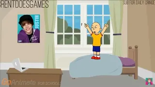 Caillou Sings The Mine Song/Grounded (BrentAnimate Reupload)