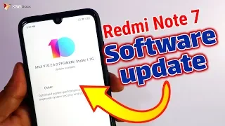 Redmi Note 7 Software Update | MIUI 10.2.6.0 PFGINXM Global Stable Update | HINDI | Data Dock