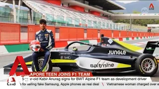 Singapore teen joins BWT Alpine F1 team as development driver