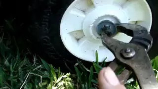 How to remove the Push Nuts on power wheels and other kid toys