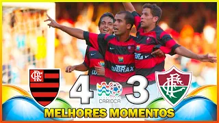 FLAMENGO 4 X 3 FLUMINENSE ● MELHORES MOMENTOS ● CAMPEONATO CARIOCA 2004 ● 3ª RODADA