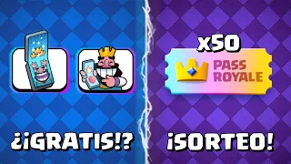 ¡SORTEO de 50 PASS ROYALE! ¿Donde están los EMOTES GRATIS? | Noticias Clash Royale Season 52