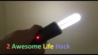 2 Awesome Life Hack with Old CFL Bulbs
