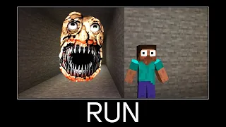 Minecraft wait what meme part 307 (Scary Baldis Basics NextBot meme)