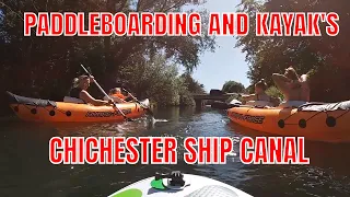 Paddle boarding Chichester canal basin to Hunston