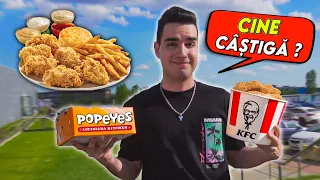 MANANC Popeyes vs KFC pentru PRIMA DATĂ !