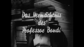 Das Vermächtnis des Prof. Bondi (1959) - DEUTSCHER TRAILER