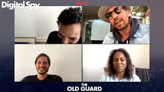 Funny/Fave Moments - Marwan Kenzari, Luca Marinelli, Matthias Schoenaerts (The Old Guard press)