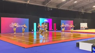 Tia’s Gold medal aero dance 2023 British aerobic gym championships #aerobicgymnastics #aerodance