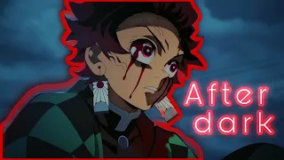 Tanjiro vs Daki | Tanjiro Rage Mode | [Amv/edit] -After Dark