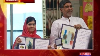 Malala Yousafzai and Kailash Satyarthi's Nobel Moment