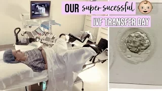 SUCCESSFUL IVF EMBRYO TRANSFER DAY | DAY IN THE LIFE OF A TTC MOM | PREGNANT UNTIL PROVEN OTHERWISE