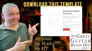 Build your own guitar - Download free PDF template.