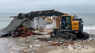 May 28, 2024, House Collapsed on Ocean Drive, Rodanthe, NC, ©Epic Shutter Photography.