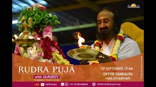 Monday Rudra Puja with Gurudev | 12 Sep 2022 | Live from Bangalore Ashram