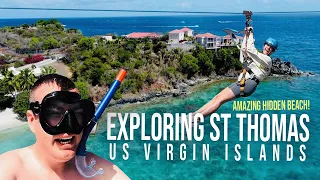 St Thomas! SECRET Beach Location- US Virgin Islands- Royal Caribbean Cruise - Wonder of the seas