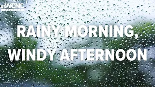 Forecast: Morning showers roll through, windy afternoon ahead