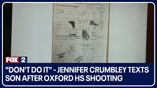 "Don't do it" - Jennifer Crumbley texts son after Oxford HS shooting