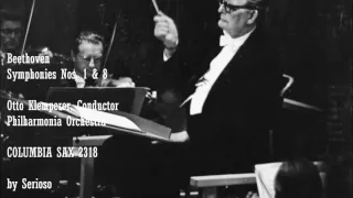 Beethoven, Symphony No 1,8, Klemperer