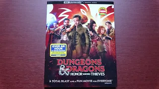 Dungeons & Dragons Honor Among Thieves 4K Ultra HD Blu-ray Unboxing