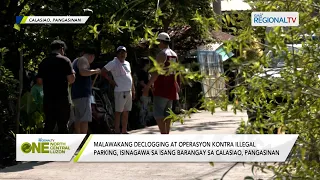 One North Central Luzon: Declogging at operasyon kontra illegal parking, isinagawa sa Calasiao