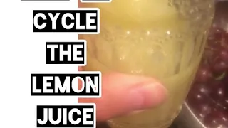 How to cycle the lemon juice cleanse