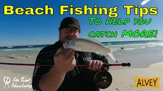 EASY SURF FISHING TIPS | How to catch the MOST fish on the beach | Alvey Reels