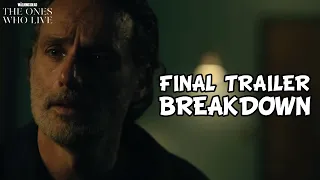 The Walking Dead: The Ones Who Live Final Trailer Breakdown