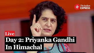 Priyanka Gandhi Addresses Public Gathering In Hamirpur, Himachal Pradesh