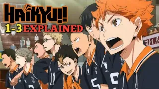 Haikyuu  Episode 1-3 Explained in Telugu