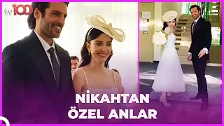 İşte Serkan Çayoğlu ve Özge Gürel'in nikahından ilk görüntüler