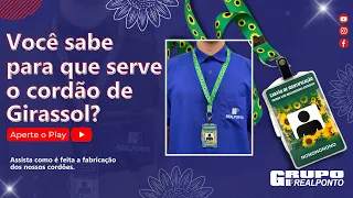 Cordão de Girassol fabricados pelo Grupo RealPonto