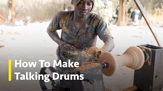 How Drums That Talk Are Made | African Talking Drum