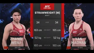 UFC 300: Zhang vs. Xiaonan ( Prediction and Simulation on PlayStation 5 | UFC 5 )