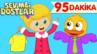 Giy Giy Giyinelim ve Sevimli Dostlar ile 95 Dakika Çizgi Film Bebek Şarkıları