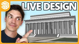 Intermediate Attempts 3D Modeling the Lincoln Memorial