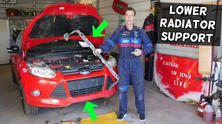 FORD FOCUS MK3 LOWER RADIATOR SUPPORT REMOVAL REPLACEMENT