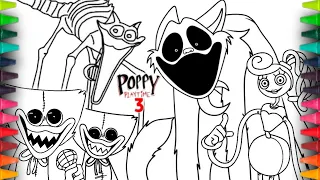 Poppy Playtime Chapter 3 New Coloring Pages / How to Color BOSSES and MONSTERS