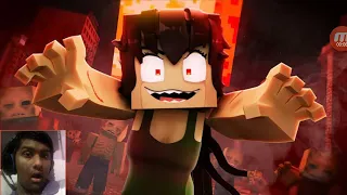 Zombie Girl (Minecraft Music Video Animation) "Macabre Rotting Girl" Reaction Video