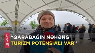 Norveçdən olan səyyahlar Kəlbəcər və Laçına səfər ediblər - APA TV