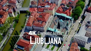 LJUBLJANA 🇸🇮 Drone Aerial 4K | SLOVENIA