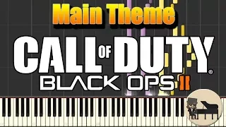 Main Campaign Theme - Call of duty: Black Ops 2 [Piano Tutorial] (Synthesia) HD Cover