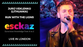 ESCKAZ in London: Jurij Veklenko - Lithuania - Run With The Lions (at London Eurovision Party 2019)