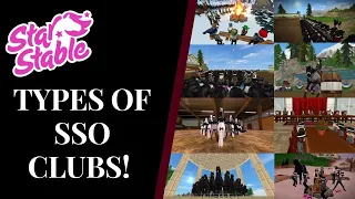 Types Of SSO Clubs! | Star Stable | Quinn Ponylord