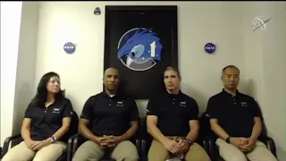 What advice did SpaceX Demo-2 crew give to Crew-1 astronauts?