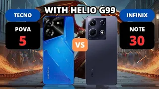 Tecno Pova 5 vs Infinix Note 30 | PHONE COMPARISON