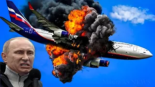 13 Minutes Ago! Russian IL-96 Plane Carrying President Putin Explodes While Taking Off In Ukraine
