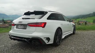 BEAST! 2021 AUDI RS6 R AVANT ABT   740HP GROCERY GETTER & SUPERCAR DESTROYER   In detail